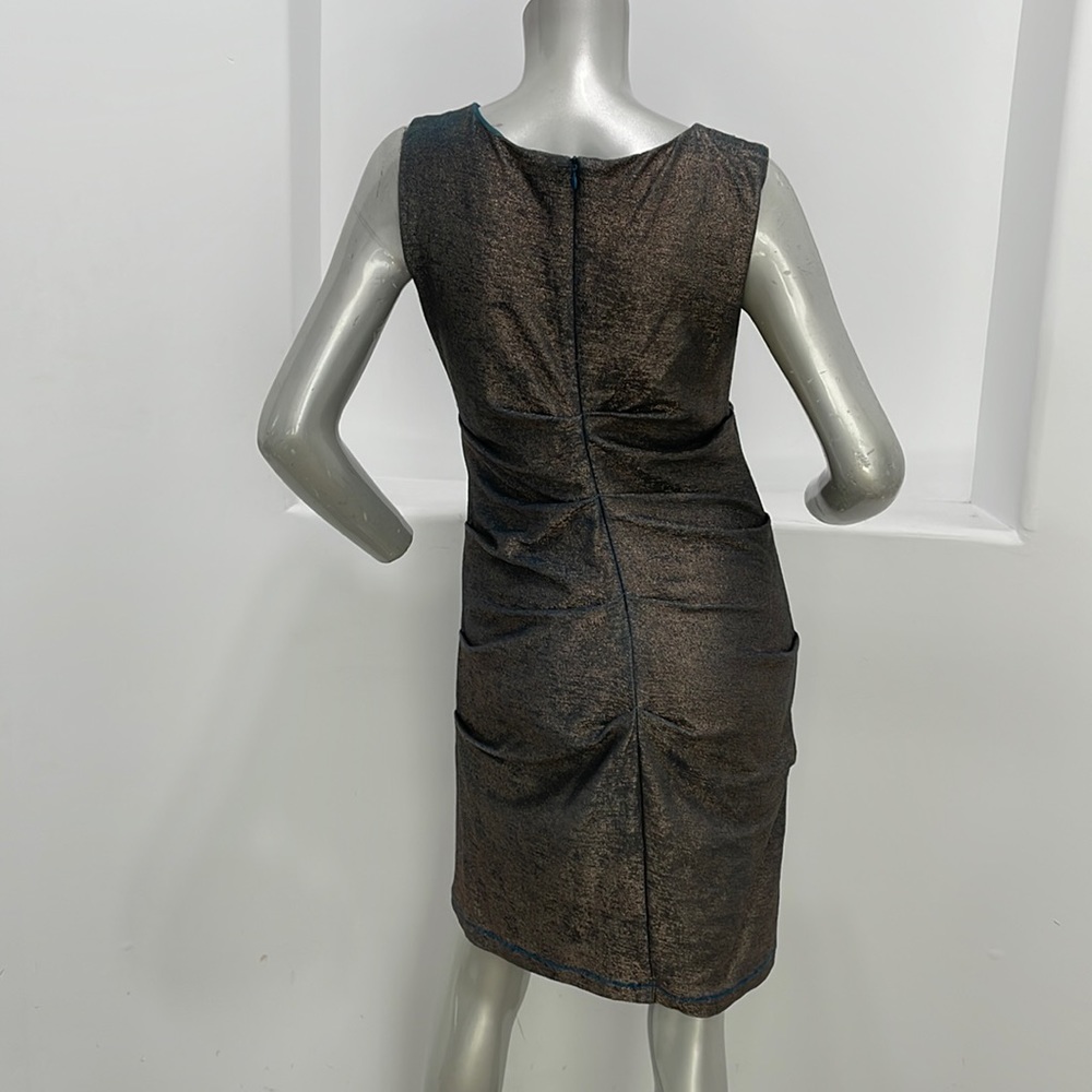 Artelier Nicole Miller  Sleeveless Sheath Dress Blue Size M Serial #006082 - Picture 2 of 16